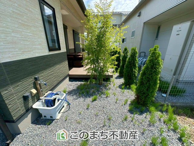 宇都宮市鶴田町　平屋＋モデルハウスの庭
