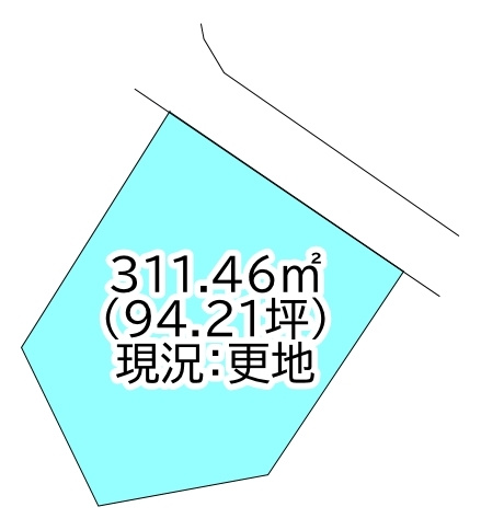 川之江町　売土地 94.21坪の区画図