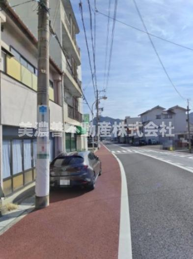 ６５０９６　岐阜市忠節町土地の前面道路含む現地写真