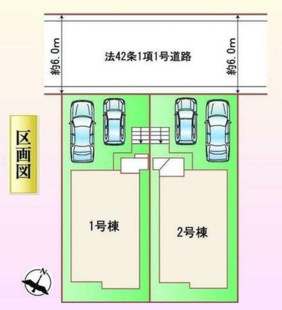 神戸市垂水区桃山台6丁目の区画図