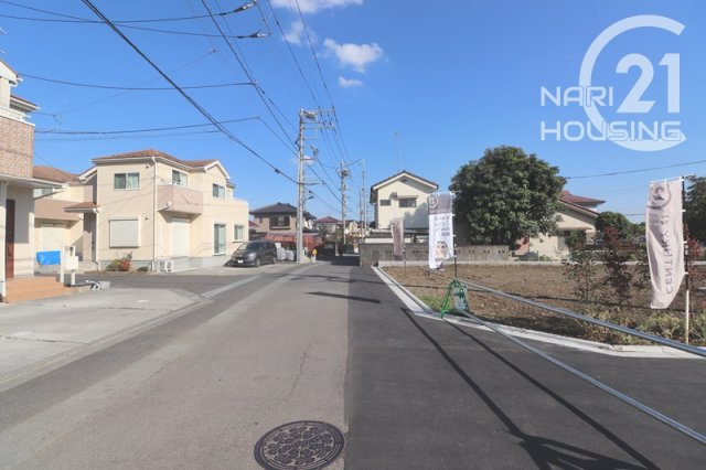 【前面道路含む現地写真】 | あきる野市伊奈　売地　全16区画　15号区 | 小学校まで徒歩約6分！