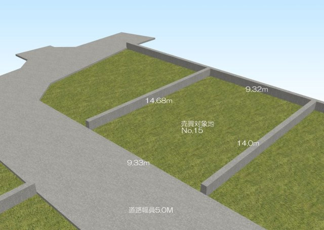 【土地図】 | あきる野市伊奈　売地　全16区画　15号区 | 土地図です！