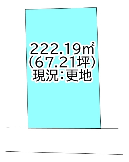 川之江町大門　売土地 67.21坪の区画図