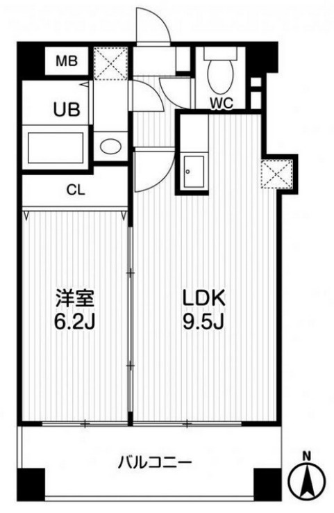 アーデンタワー立売堀の間取り
