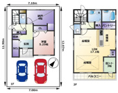 草津市矢橋町　中古戸建の画像