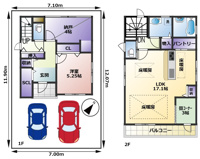 草津市矢橋町　中古戸建の画像