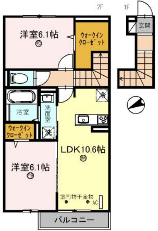 アリヴィラ宮前の間取り