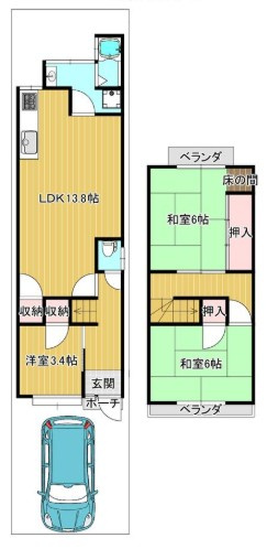 【間取り】 | S22144-松ヶ崎