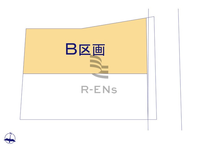 【区画図】 | 練馬区小竹町２丁目　売地　B区画 | 周辺の教育施設も充実、ご家族も見守りやすい子育てしやすいエリア