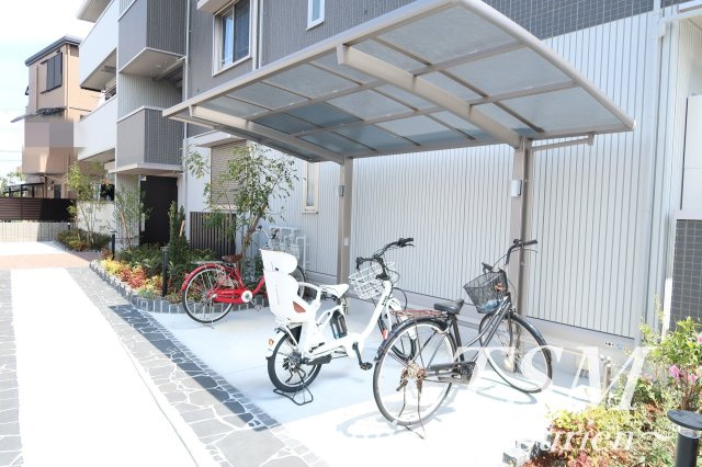 プレジールのその他共用部分|敷地内駐輪場