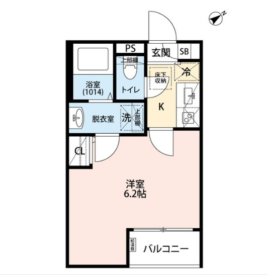 エクセラン東武練馬の間取り