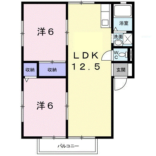 メゾングランデＢの間取り