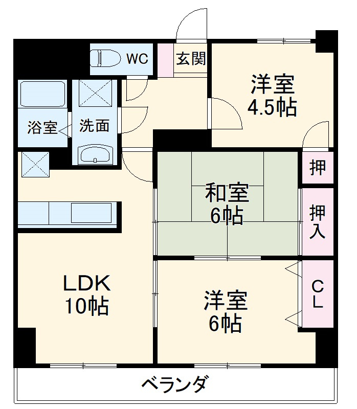 グランクリュの間取り