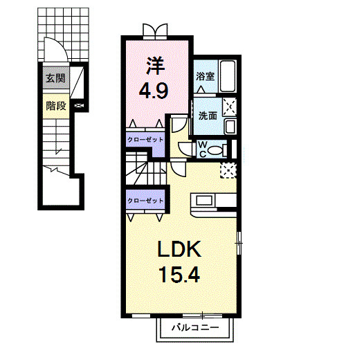 アヴァンツァーレ・イーストの間取り