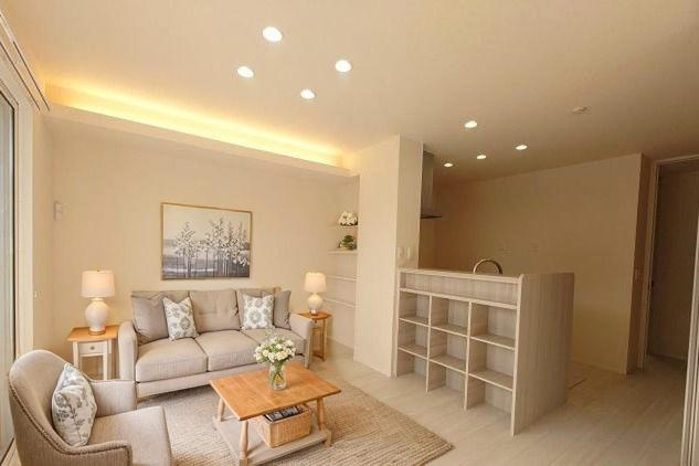 ソラーナ　フェリスの居間・リビング|CGで家具等を配置したものです。実際に家具等は含まれません。