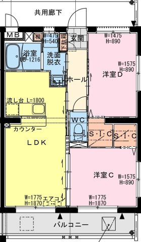 B I J L（ベイル）の間取り|（仮称）都城小松原町マンションの間取り