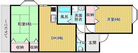 【間取り】 | ハイツ浜