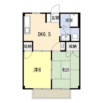 ハイツKUWAOの間取り