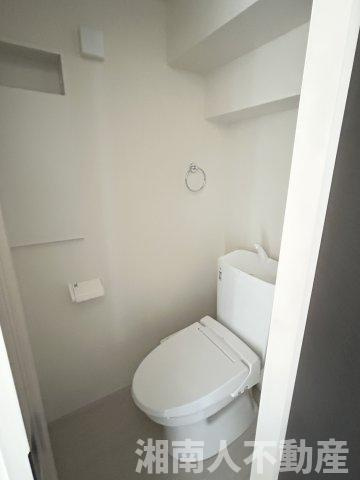 藤沢市城南３丁目１４８－２新築戸建のトイレ|トイレもきれいです