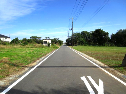 東松山市上唐子 土地724坪の展望|南側約6ｍ公道に約50ｍ接道
西側約4.7ｍ公道に約43ｍ接道