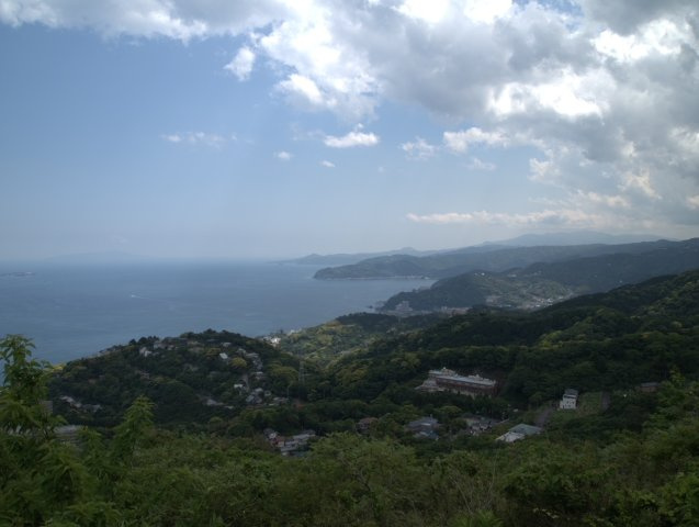 静岡県熱海市伊豆山　土地1700坪の展望