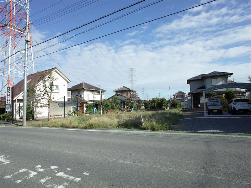 東松山市上野本　土地122坪の外観