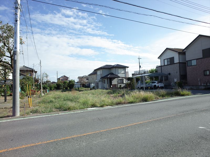 東松山市上野本　土地122坪の外観