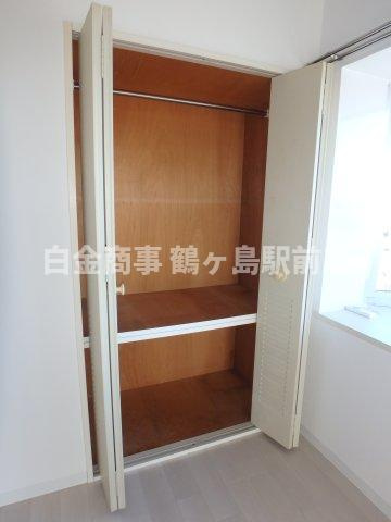 坂戸市大字片柳の賃貸マンションの収納