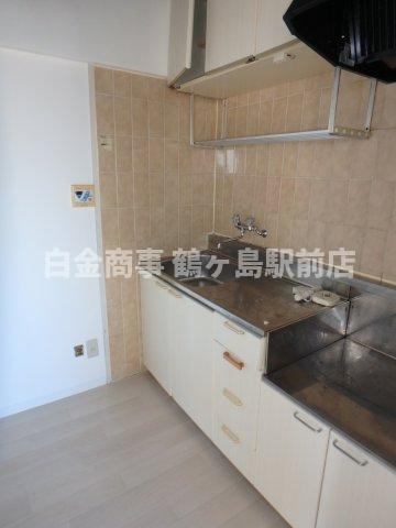 坂戸市大字片柳の賃貸マンションのキッチン