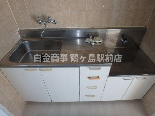 坂戸市大字片柳の賃貸マンションのキッチン