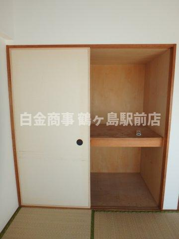坂戸市大字片柳の賃貸マンションの収納