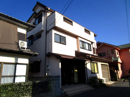 東松山市松山町1丁目　中古戸建（畑付き）の外観