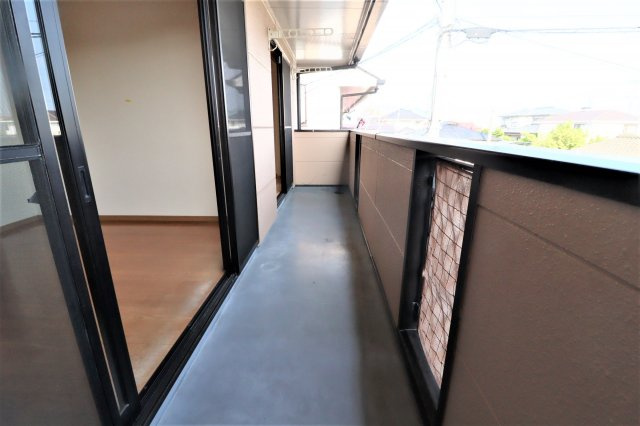 グリーンハイツBのバルコニー