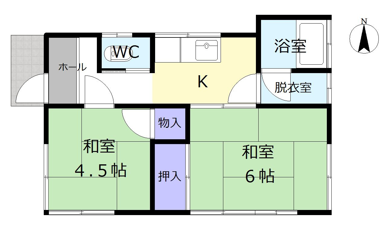 東松山市野田　中古戸建の間取り