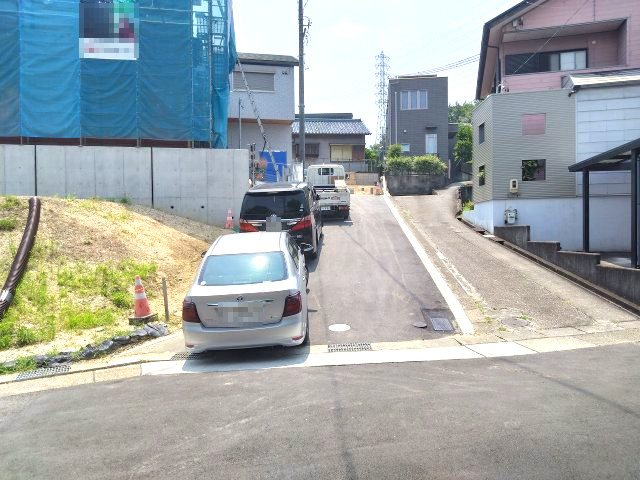 緑区大高町字北平部　売地の前面道路含む現地写真|前面道路