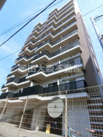 パークアクシス蒲田弐番館の外観|2009年3月築　RC鉄筋コンクリート造地上10階建て1R～1DK総戸数51戸　東京都大田区蒲田本町2丁目　JR京浜東北線蒲田駅、京急本線京急蒲田駅も徒歩圏内ペット可高級賃貸マンション
