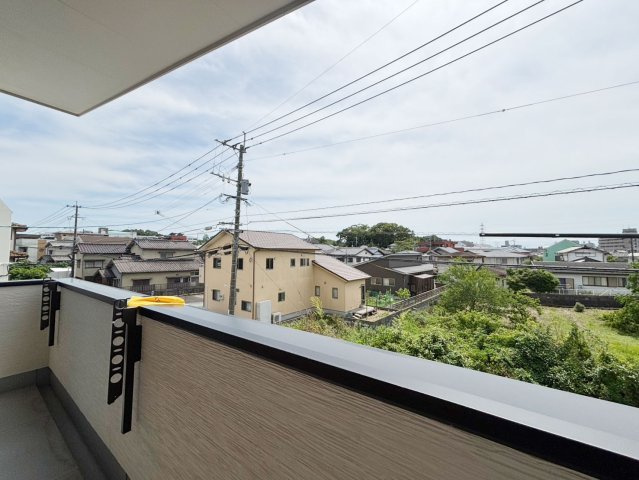 久留米市合川町11号地のバルコニー