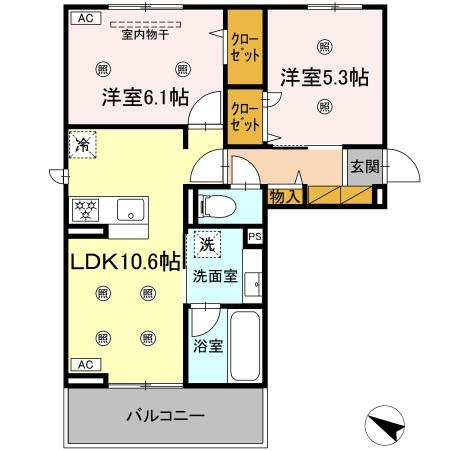 コニフェールⅢの間取り