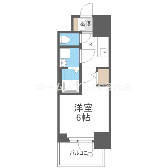 【間取り】 | エスリード弁天町NORTH RESIDENCE