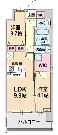 【間取り】 | スプランディッド梅田グランノース