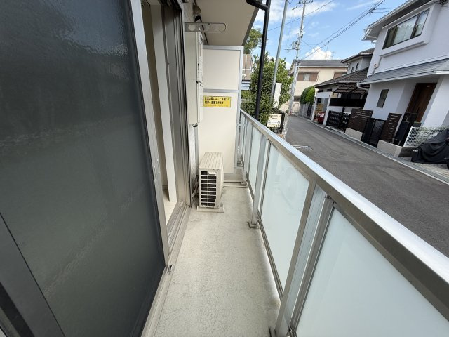 リブリ・岡町のバルコニー