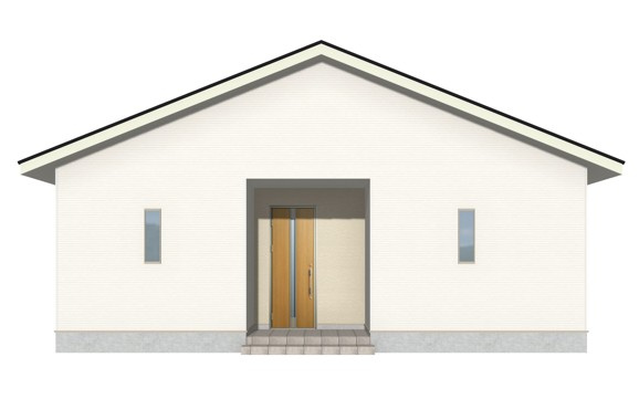 神川町新里第３（全３棟）1号棟の外観パース|外観パースです