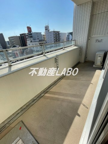 CITY SPIRE幸町のバルコニー