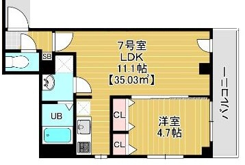 Albion新検見川の間取り