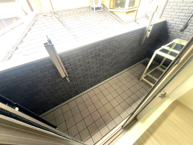 Aparutoman岡本のバルコニー