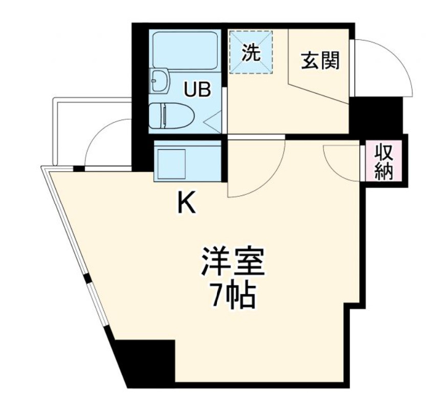 名古屋市天白区植田西２丁目　収益マンションの間取り