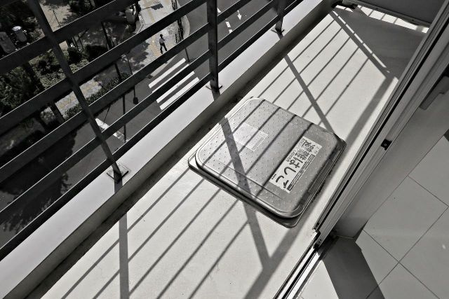 是空NANBAⅡのバルコニー|陽当りすごすぎ