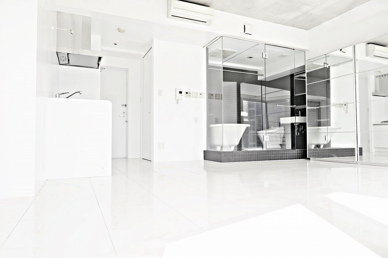 是空NANBAⅡの内装|家具家電も配置しやすいお部屋です