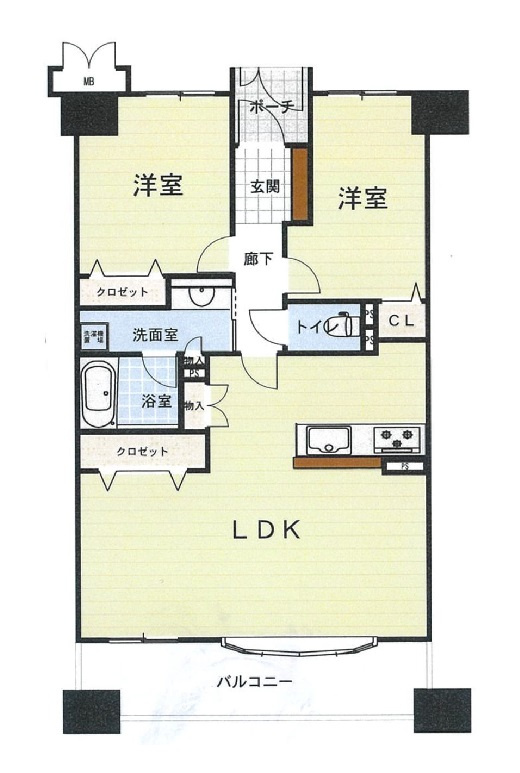 アリストタワー和歌山シティの間取り