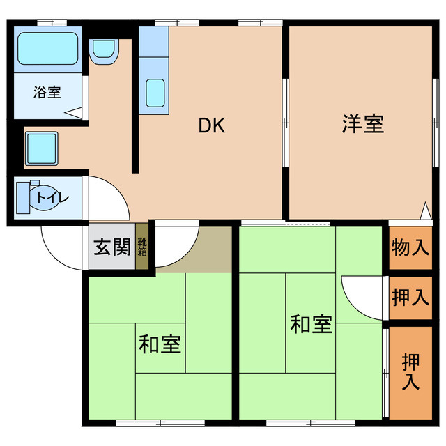 シャレードの間取り